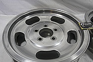 Aluminum Wheel BEFORE Chrome-Like Metal Polishing and Buffing Services / Restoration Services 