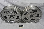Aluminum Wheel BEFORE Chrome-Like Metal Polishing and Buffing Services / Restoration Services 