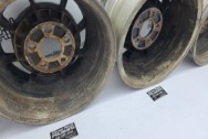 1981 Chevy Corvette Vintage Aluminum Wheels BEFORE Chrome-Like Metal Polishing | Wheel Polishing | Aluminum Polishing Services