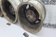 1981 Chevy Corvette Vintage Aluminum Wheels BEFORE Chrome-Like Metal Polishing | Wheel Polishing | Aluminum Polishing Services