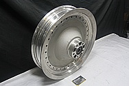 Aluminum Motorcycle Wheel BEFORE Chrome-Like Metal Polishing and Buffing Services / Restoration Services