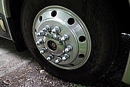 2003 Newmar Dutch Star RV Aluminum Wheels BEFORE Chrome-Like Metal Polishing and Buffing Services / Restoration Services