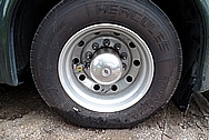 2003 Newmar Dutch Star RV Aluminum Wheels BEFORE Chrome-Like Metal Polishing and Buffing Services / Restoration Services