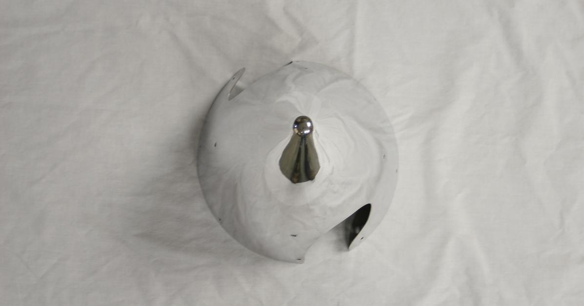 Airplane Spinner After Metal Polishing