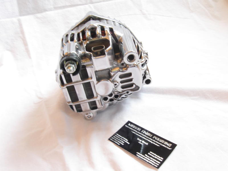 LS1 GTO Alternator AFTER Chrome - Like Aluminum Metal Polishing and Buffing Services