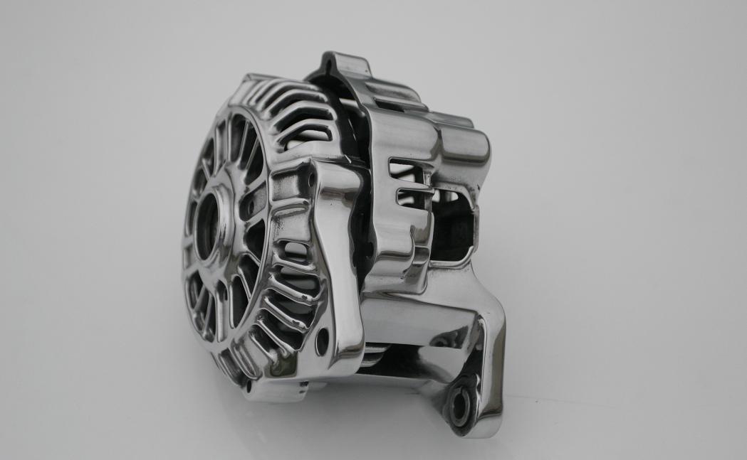 Nissan 300ZX Alternator AFTER Chrome - Like Metal Polishing and Buffing Services