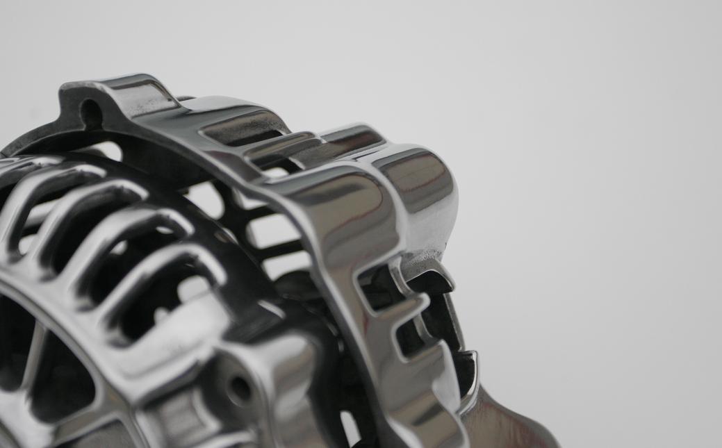 Nissan 300ZX Alternator AFTER Chrome - Like Metal Polishing and Buffing Services