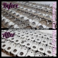 Foundry Cast Machine Aluminum Manufactured Parts BEFORE/AFTER Custom Polishing & Finishing Services