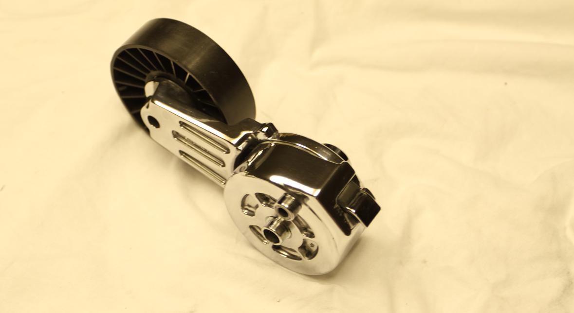 V8 Belt Tensioner AFTER Chrome-Like Metal Polishing and Buffing Services