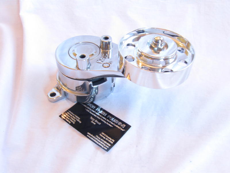 Toyota Supra Belt Tensioner AFTER Chrome - Like Metal Polishing Services
