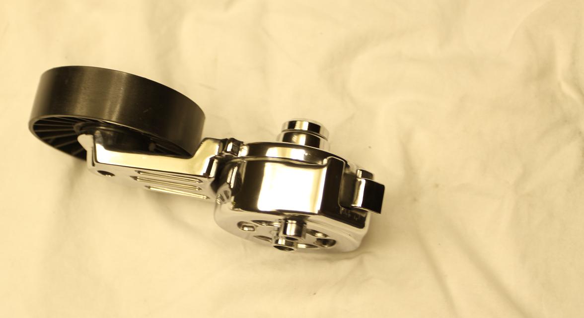 V8 Belt Tensioner AFTER Chrome-Like Metal Polishing and Buffing Services