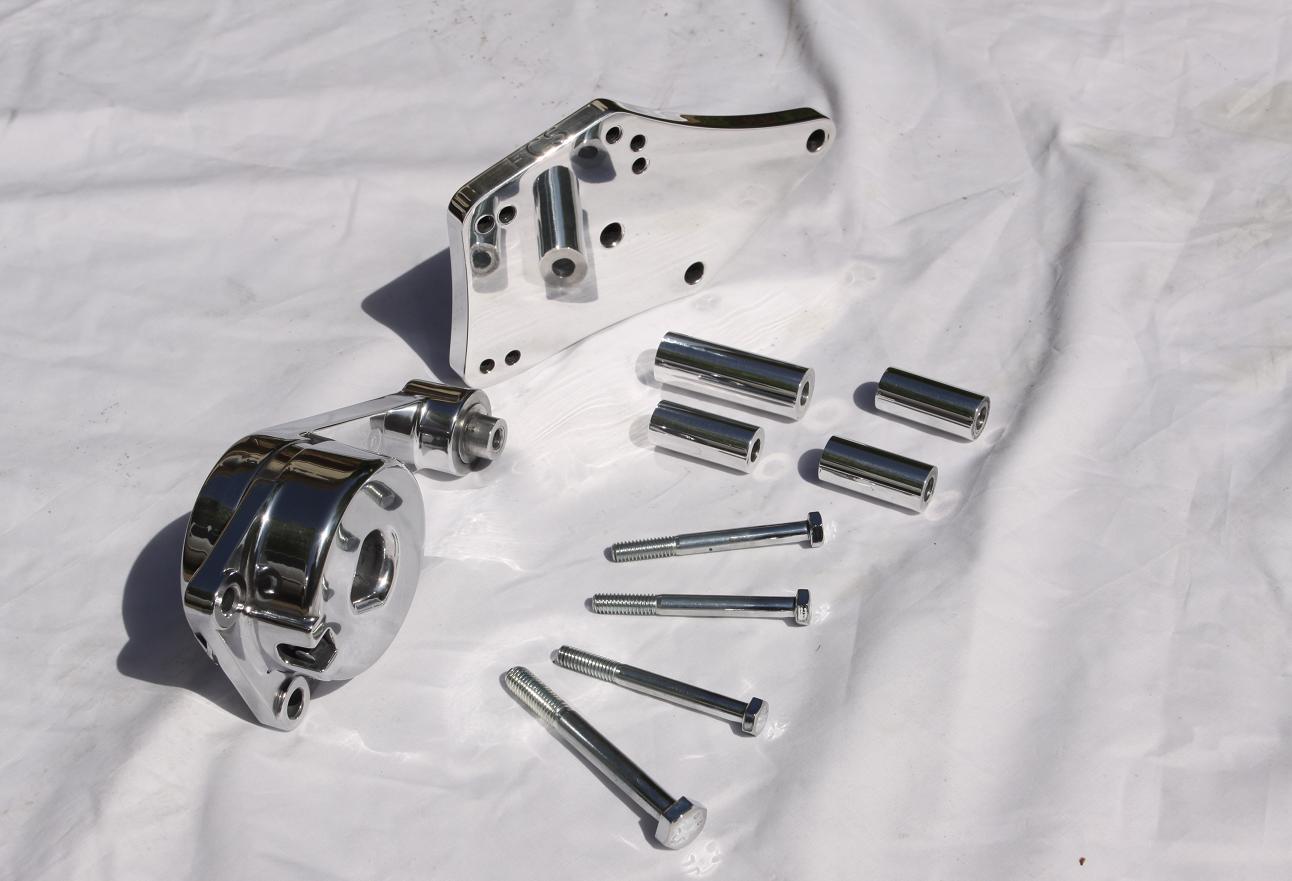 Chevrolet Corvette Belt Tensioner AFTER Chrome - Like Metal Polishing Services