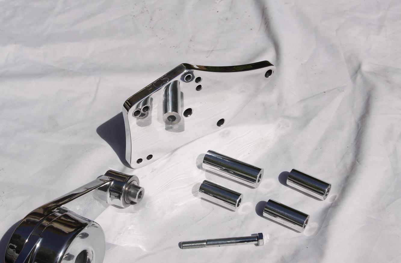 Chevrolet Corvette Belt Tensioner AFTER Chrome - Like Metal Polishing Services