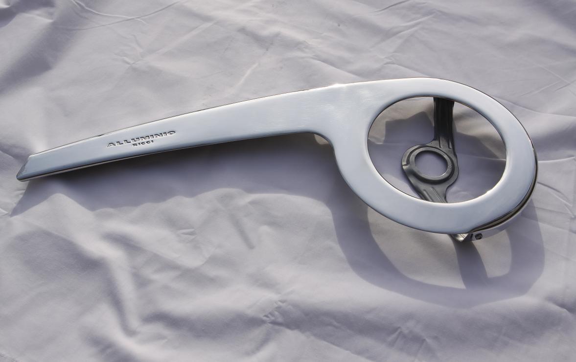 Peruzzo Allumino Ricci Chain Guard AFTER Chrome - Like Metal Polishing