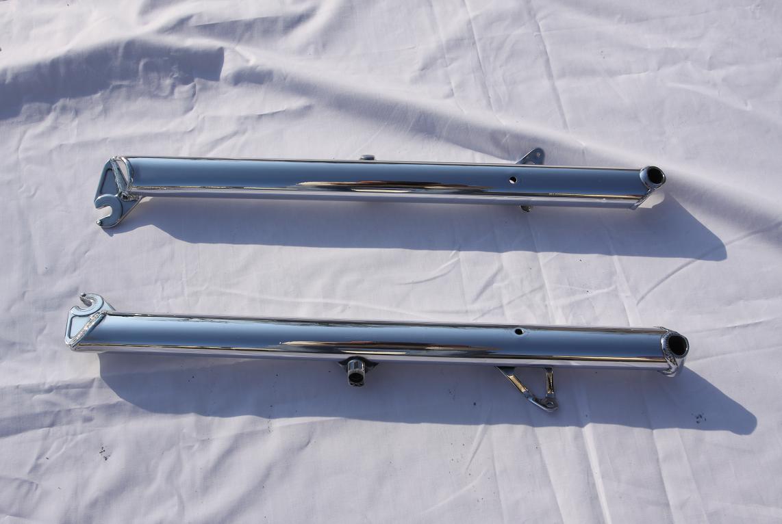 Bicycle Frame AFTER Chrome - Like Metal Polishing & Buffing Services