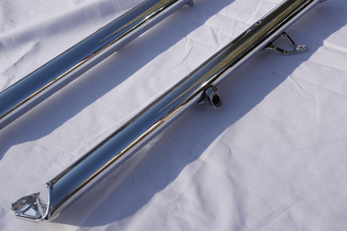 Bicycle Frame AFTER Chrome - Like Metal Polishing & Buffing Services