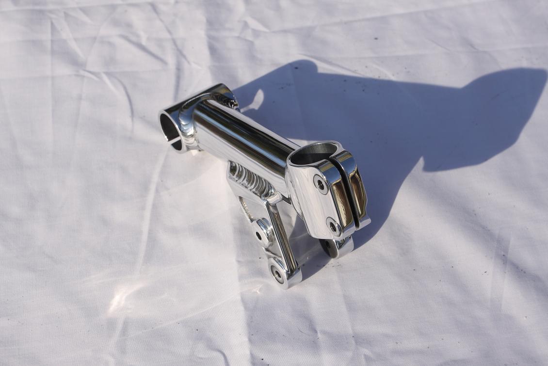 A look at what Titanium looks like after our Metal Polishing Services