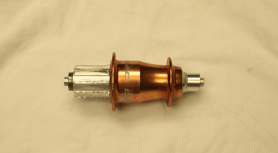 Bicycle Hub BEFORE Chrome - Like Metal Polishing & Buffing Services