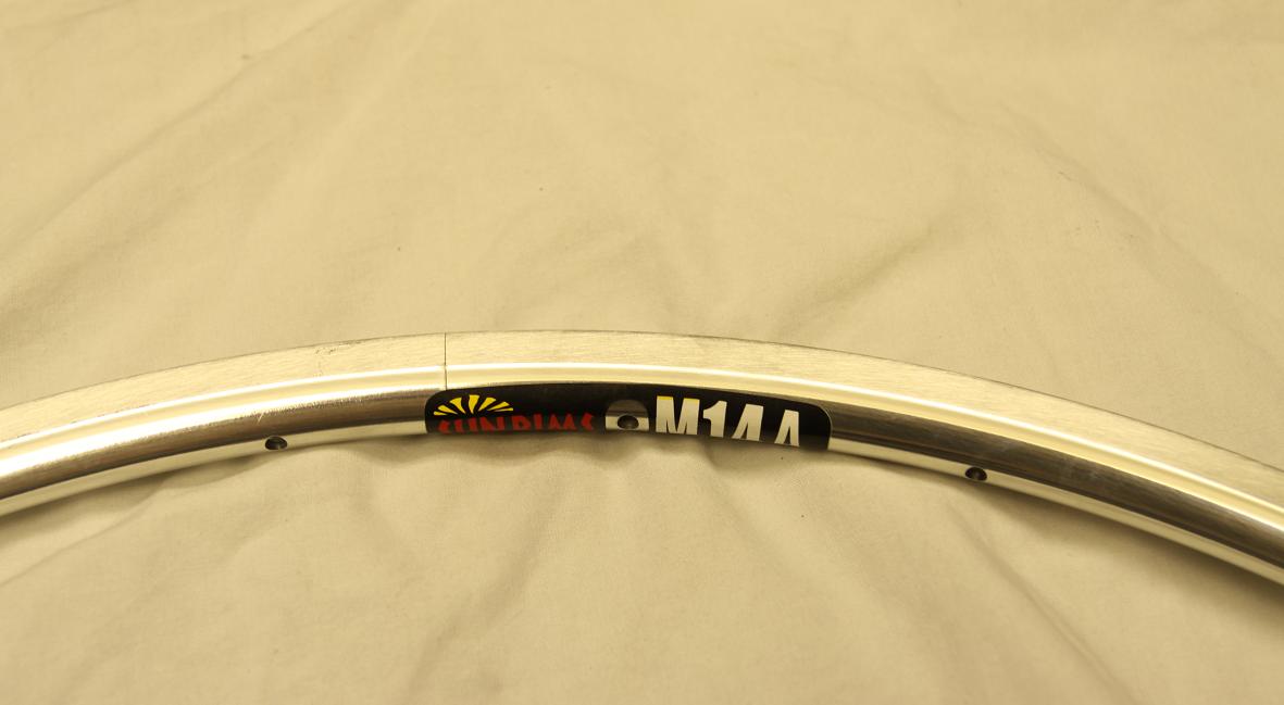 Bicycle Wheel BEFORE Chrome - Like Metal Polishing & Buffing Services