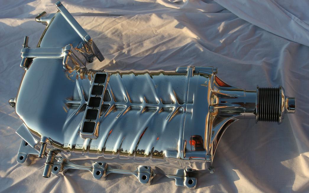 Chrome-Like Polished Shelby Mustang Blower