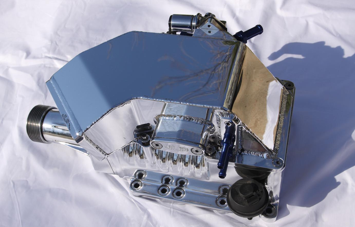 Ford Lightning V8 SLP Blower AFTER Chrome - Like Metal Polishing Services