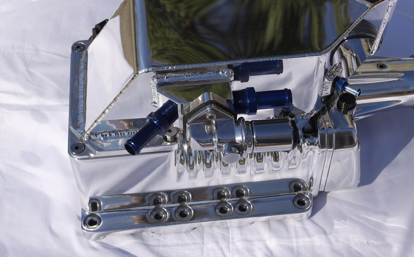 Ford Lightning V8 SLP Blower AFTER Chrome - Like Metal Polishing Services