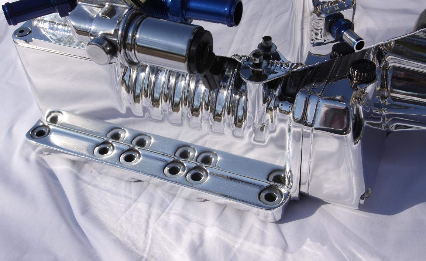 Ford Lightning V8 SLP Blower AFTER Chrome - Like Metal Polishing Services