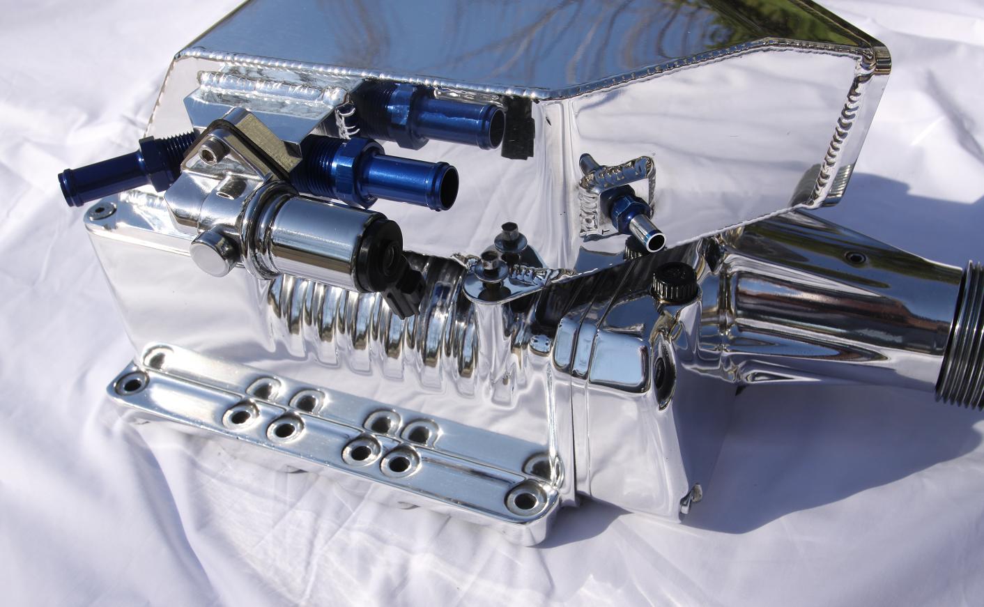 Ford Lightning V8 SLP Blower AFTER Chrome - Like Metal Polishing Services