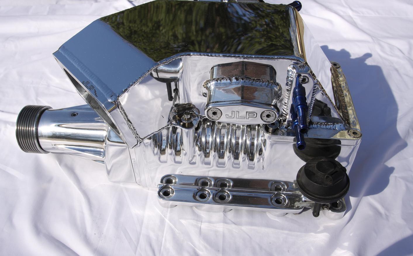 Ford Lightning V8 SLP Blower AFTER Chrome - Like Metal Polishing Services