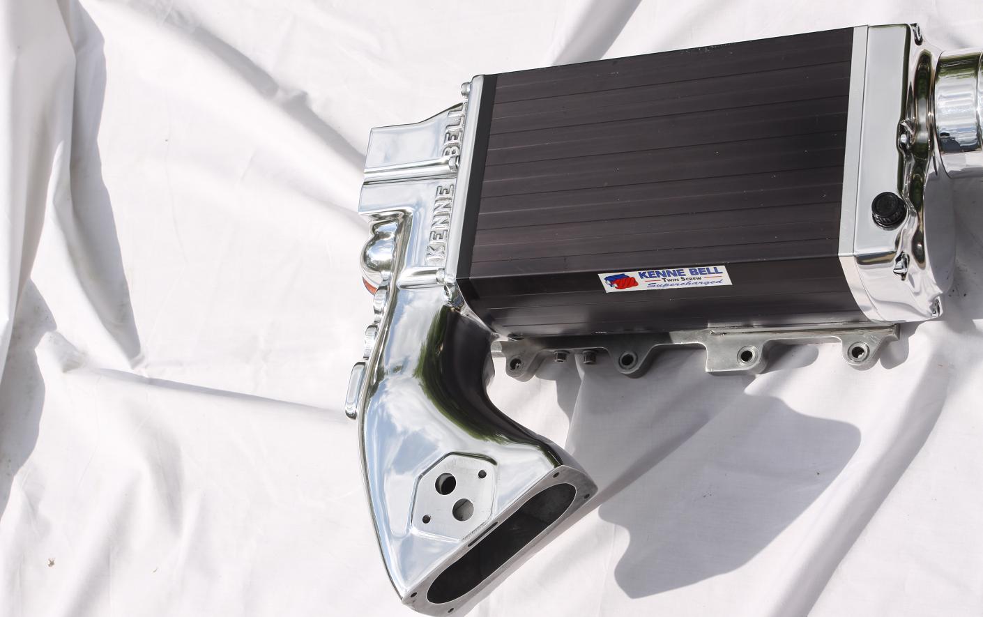 Ford Mustang Cobra V8 Kenne Bell Blower AFTER Chrome - Like Metal Polishing and Buffing Services