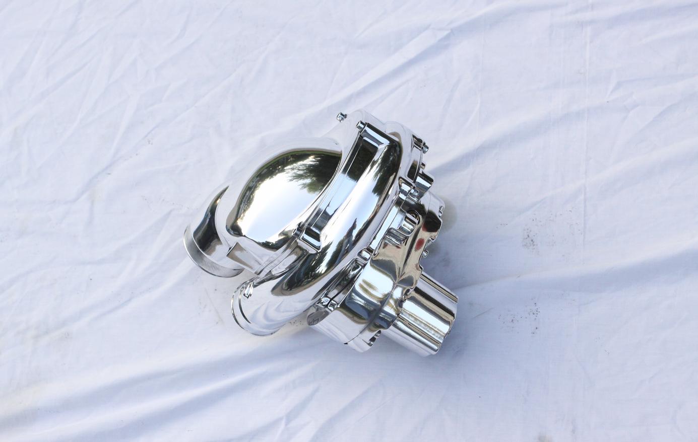 Scion TC TRD Blower AFTER Chrome - Like Metal Polishing and Buffing Services