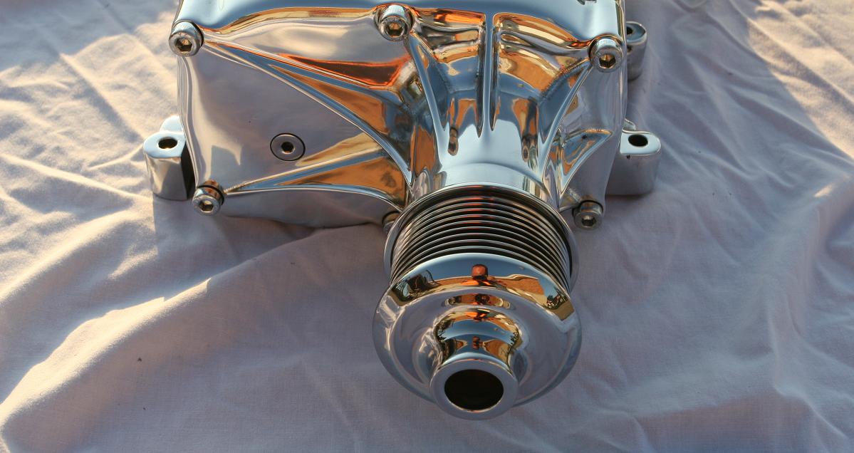 Chrome-Like Polished Shelby Mustang Blower