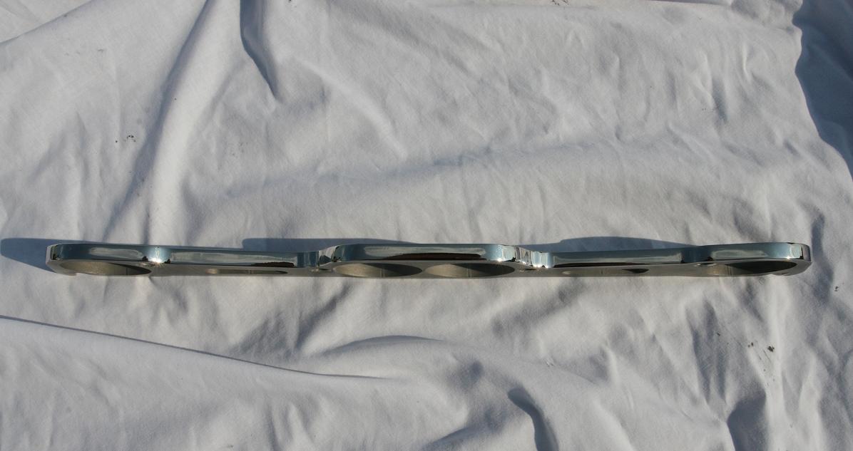 Pontiac V8 Header Flange AFTER Chrome - Like Metal Polishing and Buffing