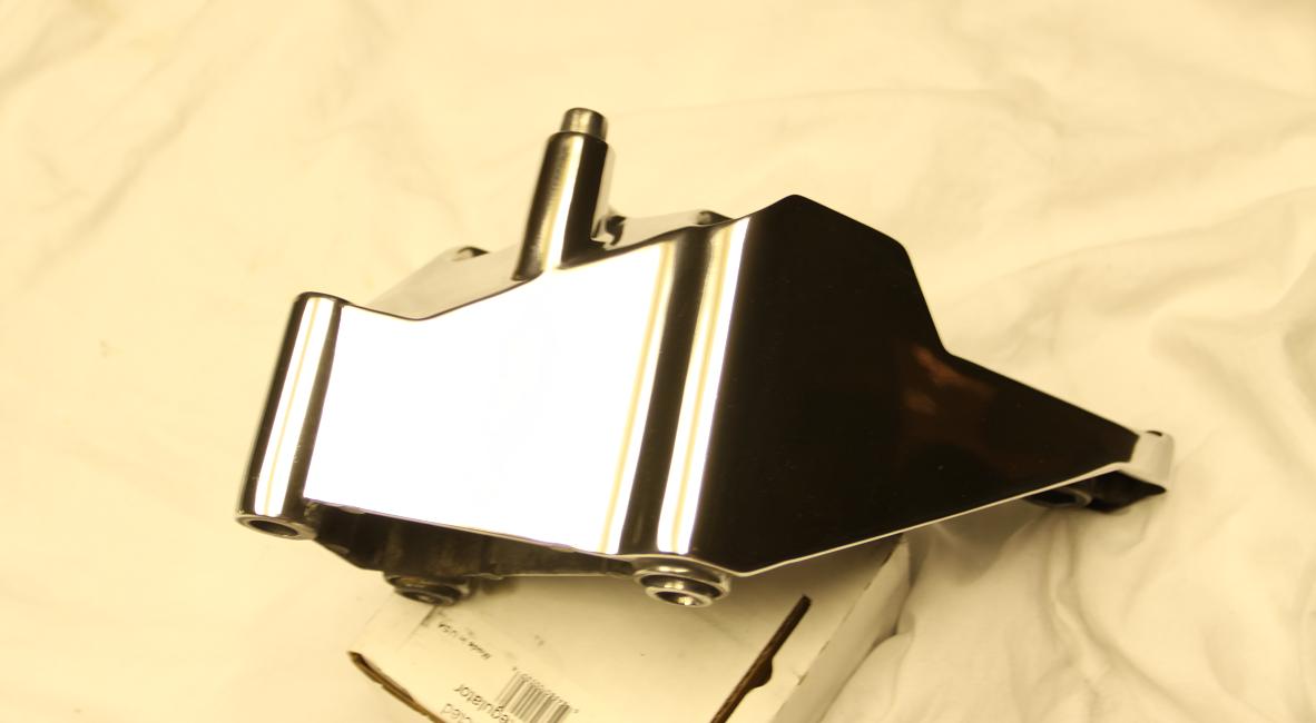 V8 Steel Bracket AFTER Chrome - Like Metal Polishing and Buffing Services