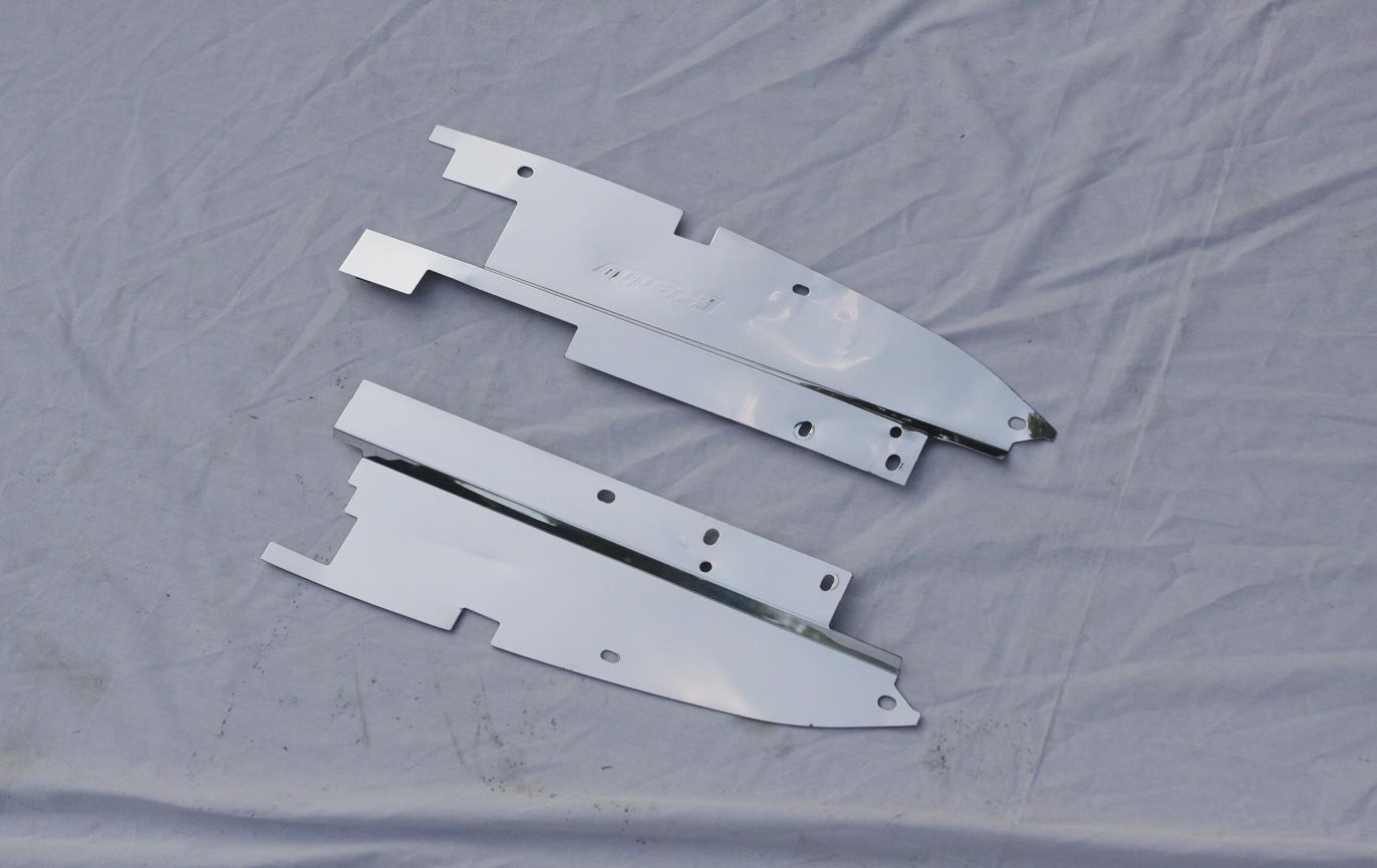 Toyota Scion TC Greddy Radiator Cover AFTER Chrome - Like Metal Polishing and Buffing Services