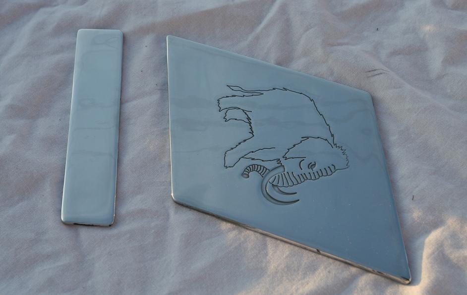 Mammoth Plate AFTER Chrome-Like Metal Polishing Services