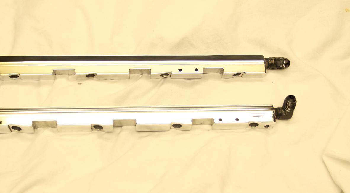 Dodge Viper Fuel Rails AFTER Chrome - Like Metal Polishing and Buffing Services