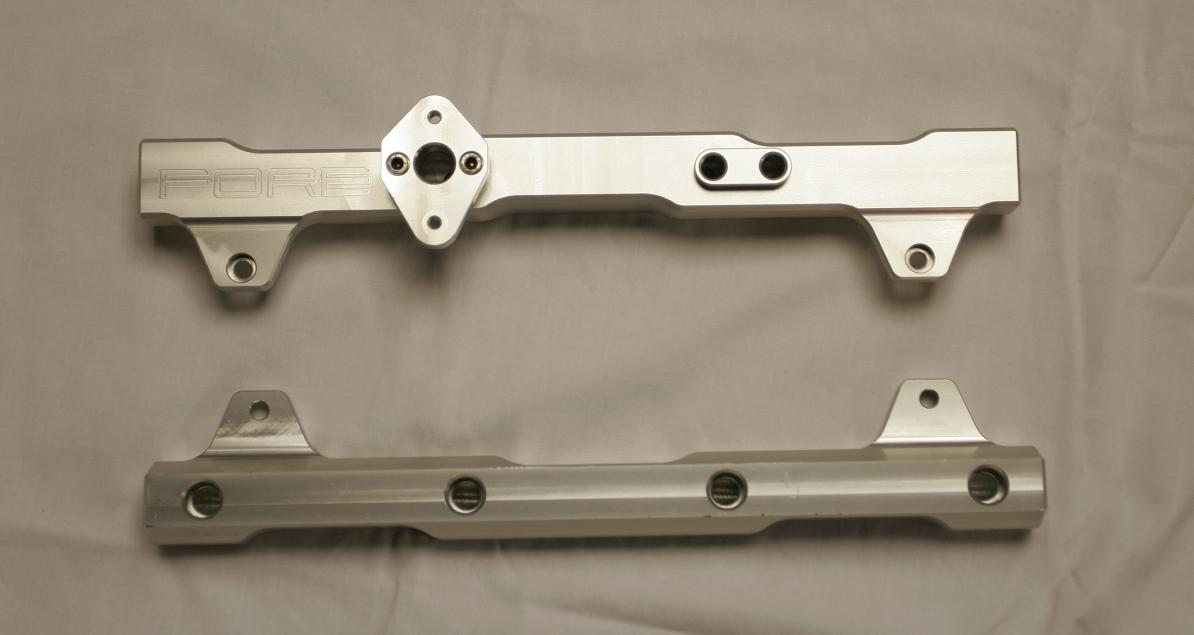 Fuel Rails BEFORE Metal Polishing