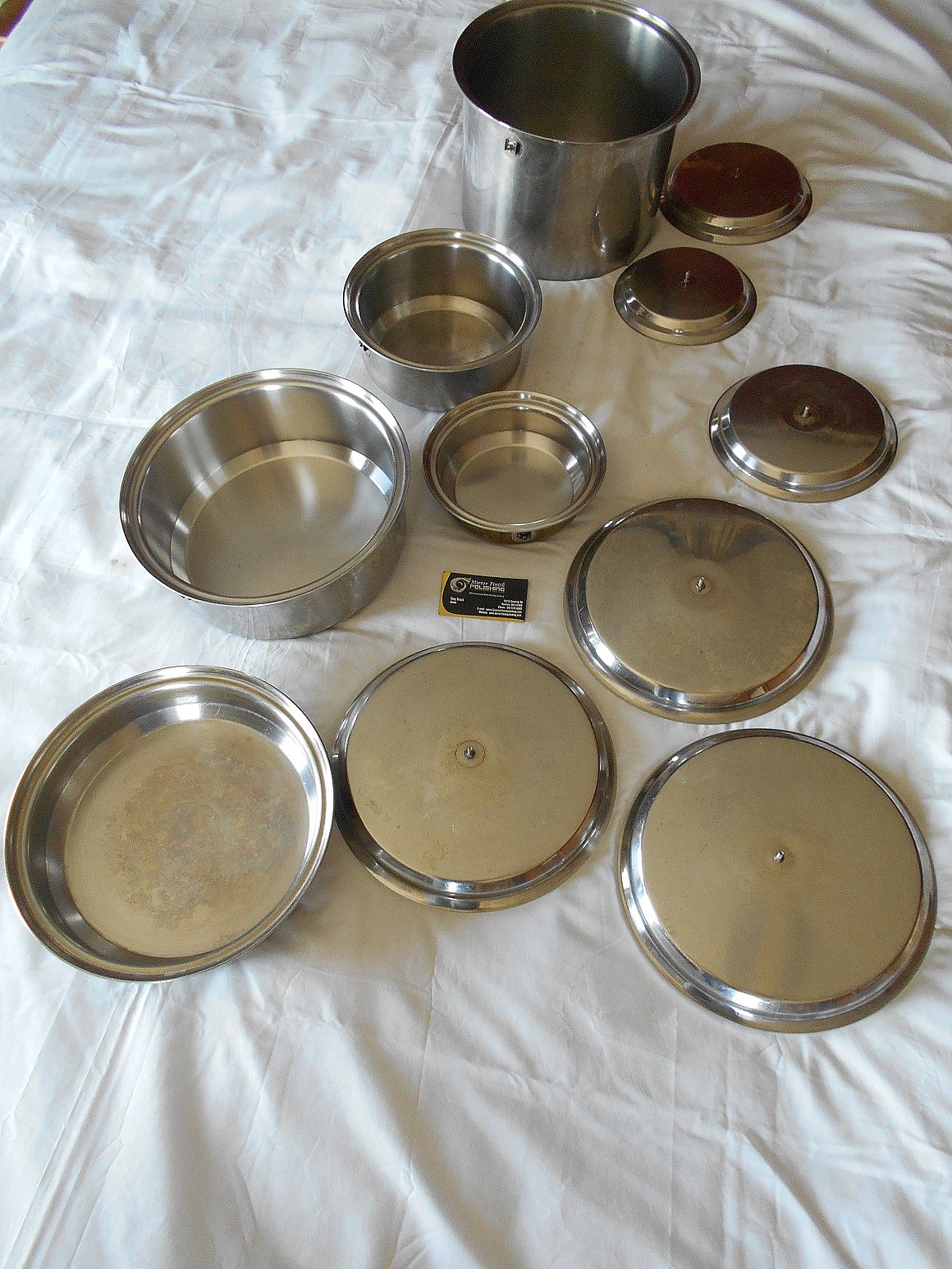 Do we polish Stainless Steel Cookware? YES we do! Cookware Polishing