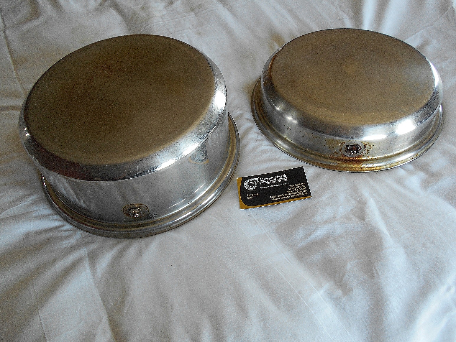 Do we polish Stainless Steel Cookware? YES we do! Cookware Polishing