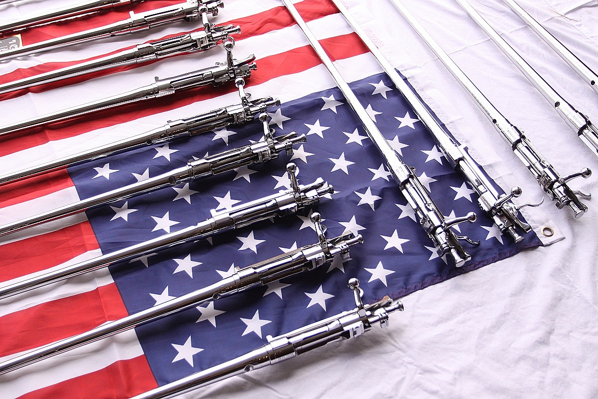 U.S. Military Stainless Steel Springfield Rifles AFTER Custom Metal Polishing and Buffing Services