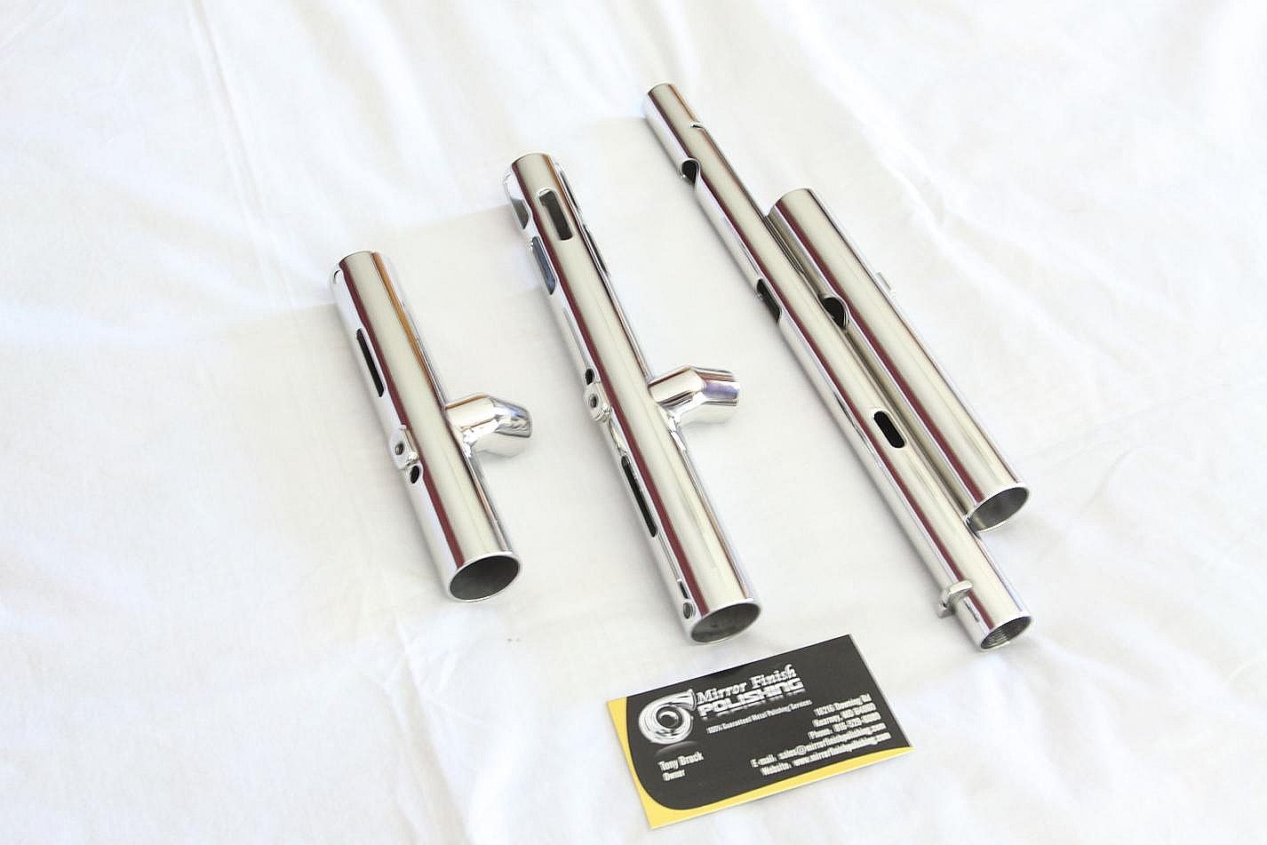 SS Paintball Gun Pieces AFTER Custom Metal Polishing Services