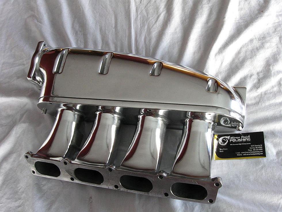 Volkswagen Transverse Intake Manifold AFTER Custom Metal Polishing Services