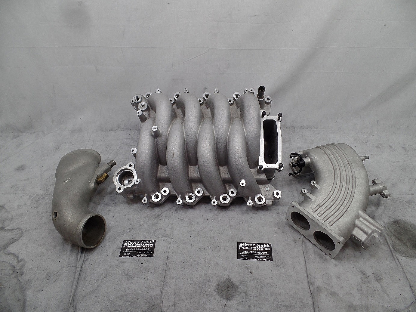 2001 Bullitt Ford Mustang Intake Manifold AFTER Aluminum Polishing Services