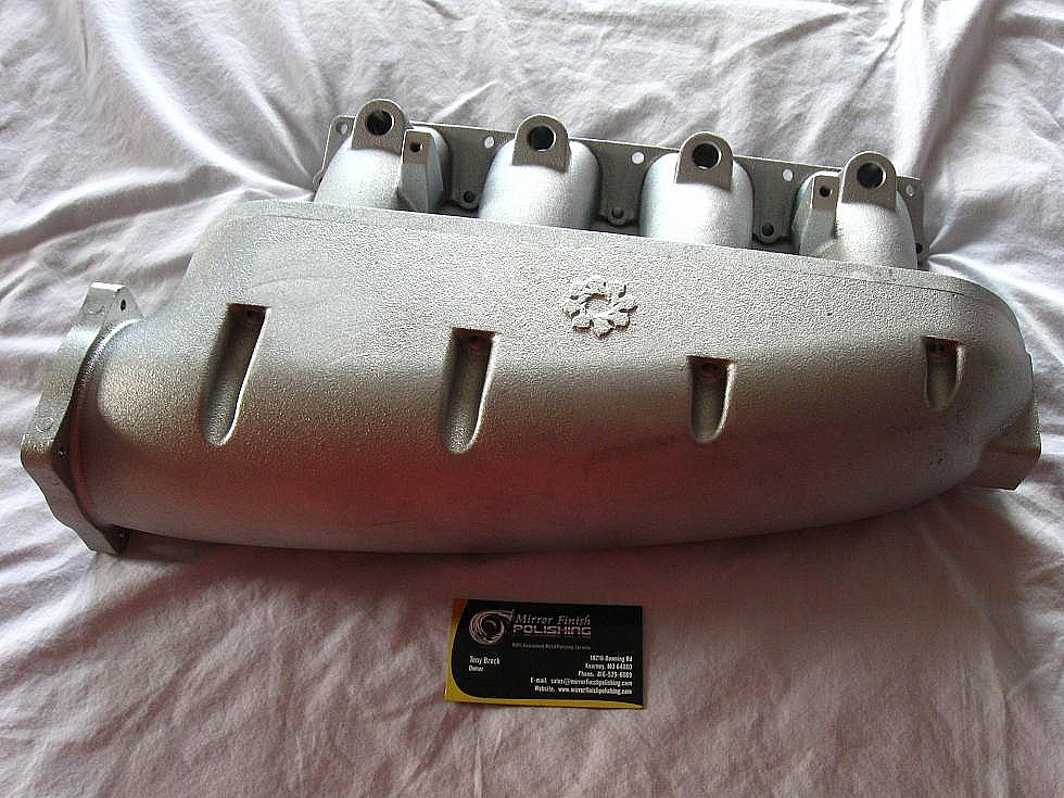 Volkswagen Transverse Intake Manifold AFTER Custom Metal Polishing Services