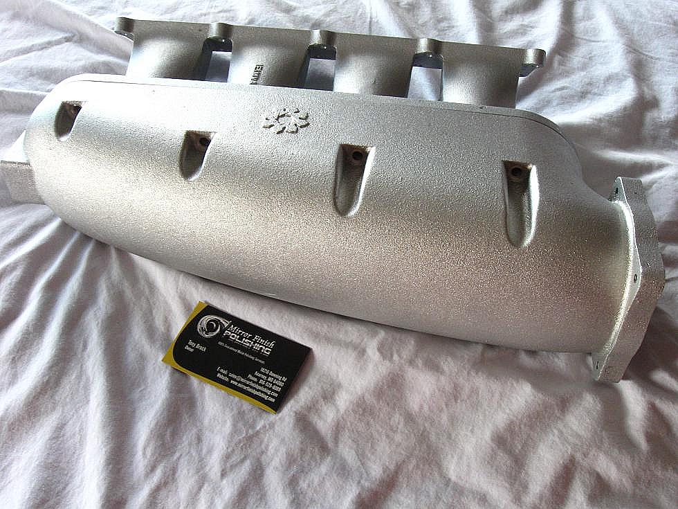 Volkswagen Transverse Intake Manifold AFTER Custom Metal Polishing Services