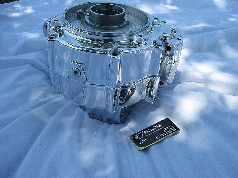 Harley Davidson Panhead Parts AFTER Custom Metal Polishing Services