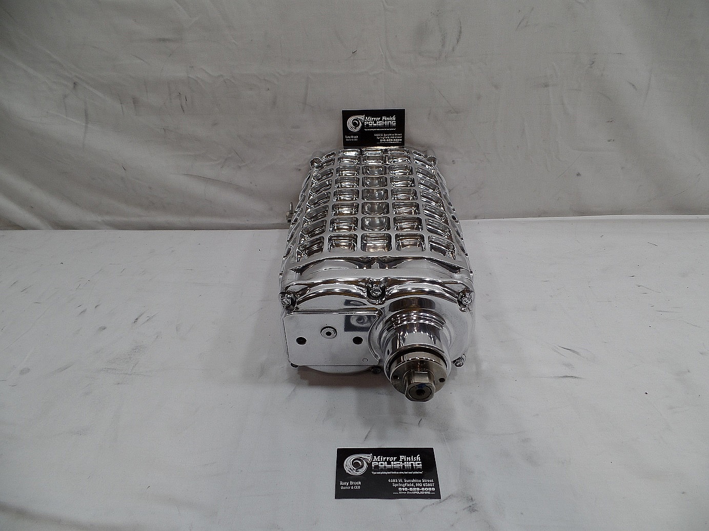 Magnuson/Eaton TVS2300 Aluminum Supercharger AFTER Aluminum Polishing