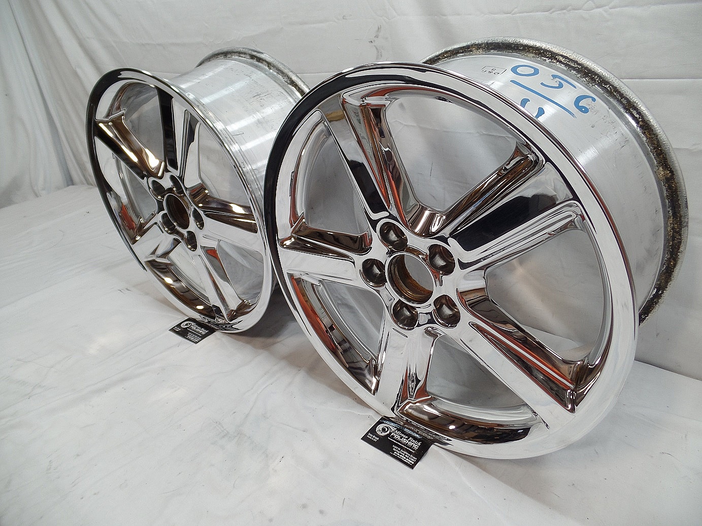 Chrome Plated Wheels AFTER Custom Metal Polishing Services