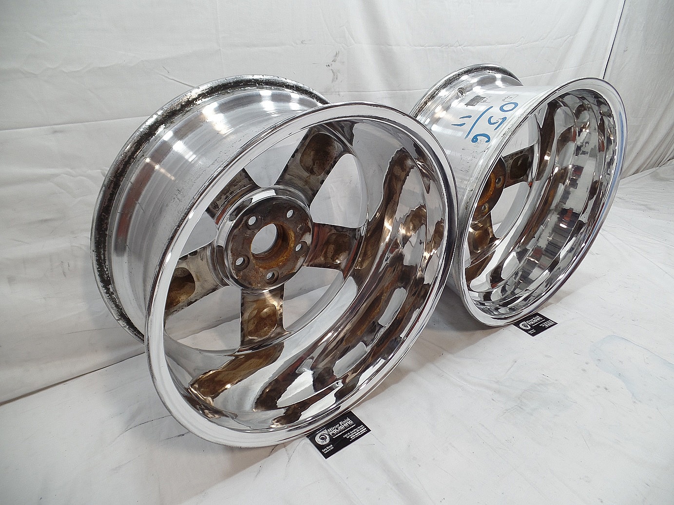 Chrome Plated Wheels AFTER Custom Metal Polishing Services